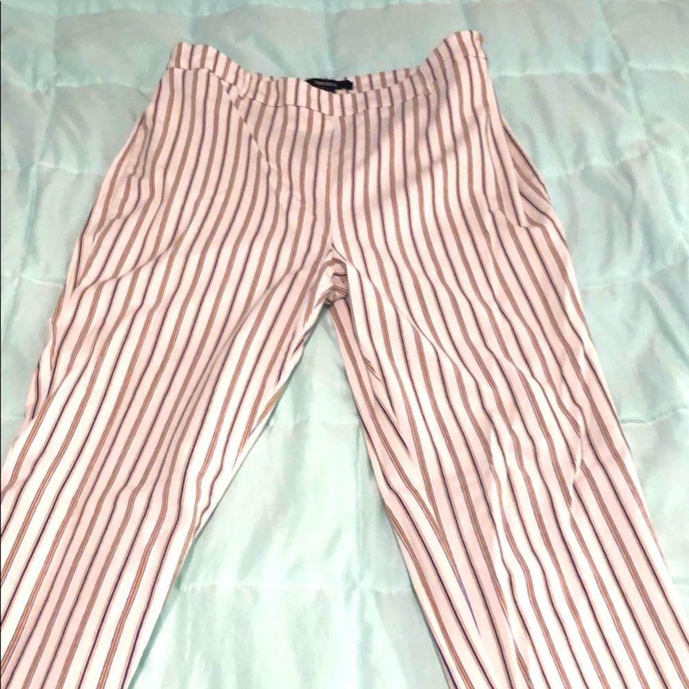 Super cute forever 21 stripe trousers. Worn once.